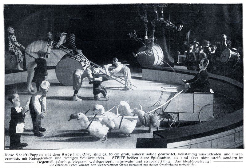 Catálogo original del Circo Steiff