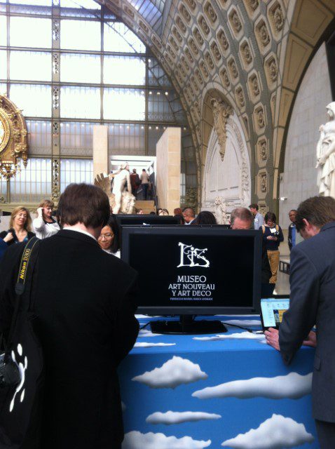 Presentación mundial de la segunda fase de Google Art Project en el Museo d'Orsay de París (3 de abril de 2012). 
