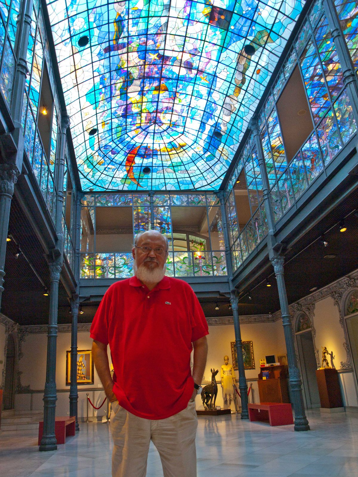 José Luis Cuerda en el Museo Art Nouveau y Art Déco Casa Lis. 
