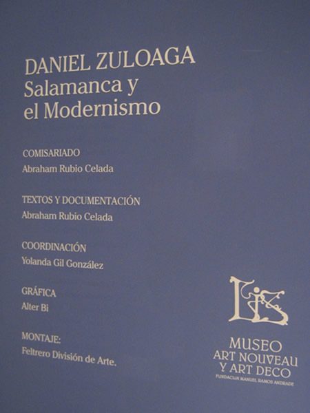 Exposición 'Daniel Zuloaga. Salamanca y el modernismo' del Museo Casa Lis. 
16