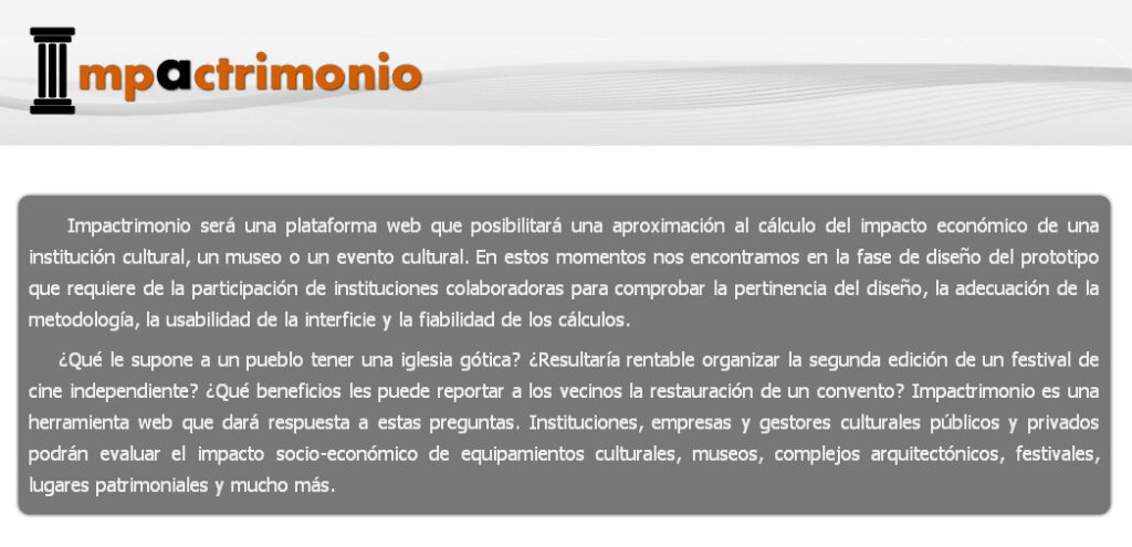 Proyecto Impactrimonio que contará con el Museo Casa Lis de Salamanca como participante. 