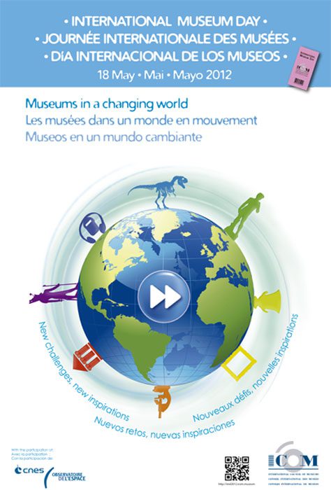 Cartel del ICOM sobre el día de los museos 2012