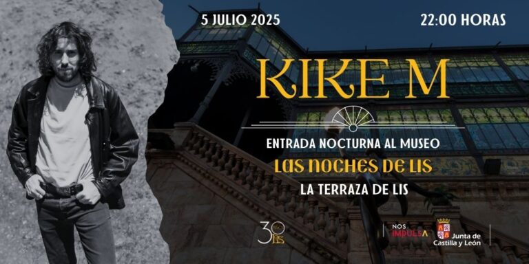 «KIKE M» protagoniza «Las Noches de Lis» el sábado 5 de julio    