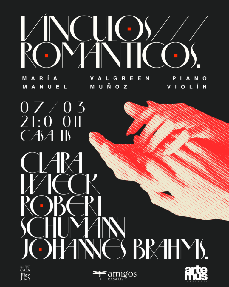 ‘Vínculos románticos’ en la Casa Lis  la noche del sábado 7 de marzo con el Dúo Valgreen-Muñoz